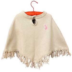 Baby Phat Girlz Vintage Cream Beige Shawl Size 5/6